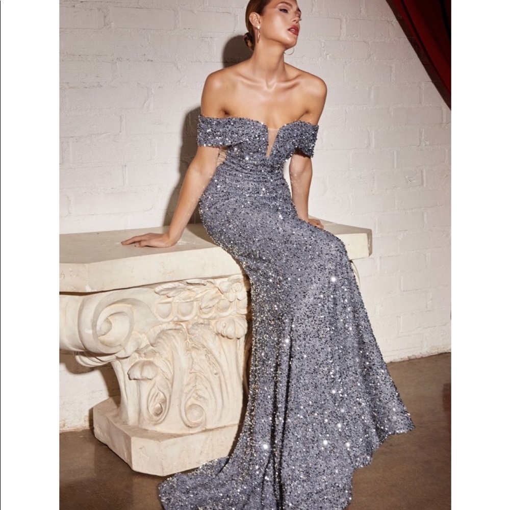 Twinkling sequin mermaid gown